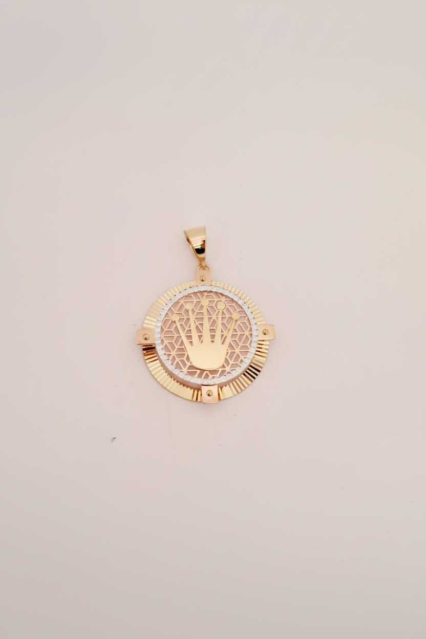 18K CROWN PENDANT